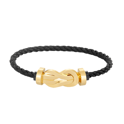 [Love More]CHANCE LARGE 8 FIGURE BUCKLE NO DIAMOND BRACELET GOLD