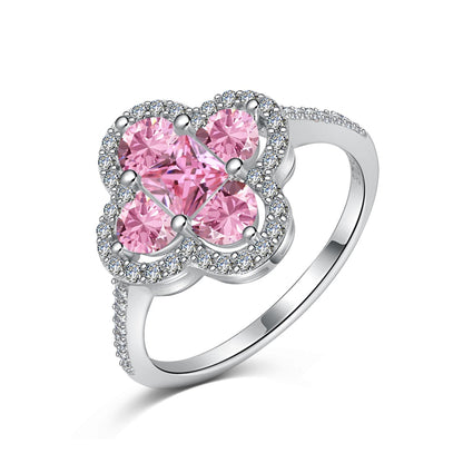 [Love More]Luxurious Eternity Flower Shape Banquet Ring