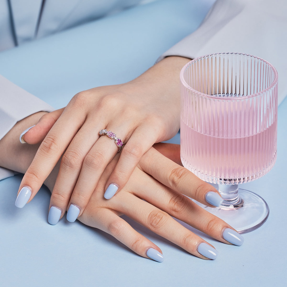 [Love More]Unique Colorful Emerald Cut Party Ring