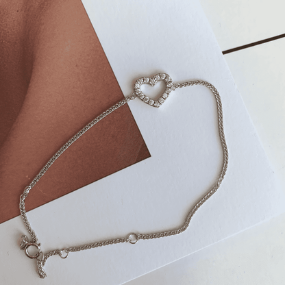 [Love More]Heart Shape Lover Bracelet