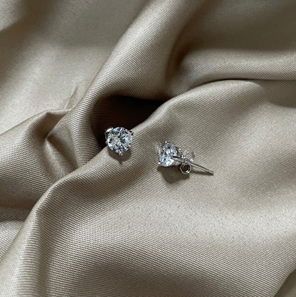 [Love More]Dainty Round Shape Earrings