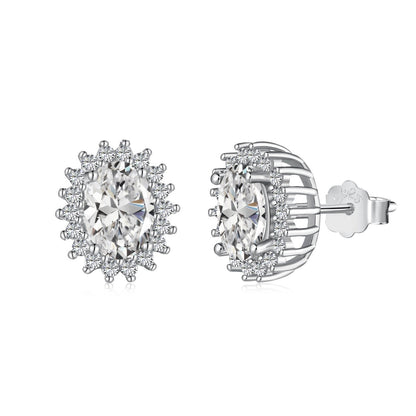 [Love More]Delicate Radiant Oval Cut Daily Earrings