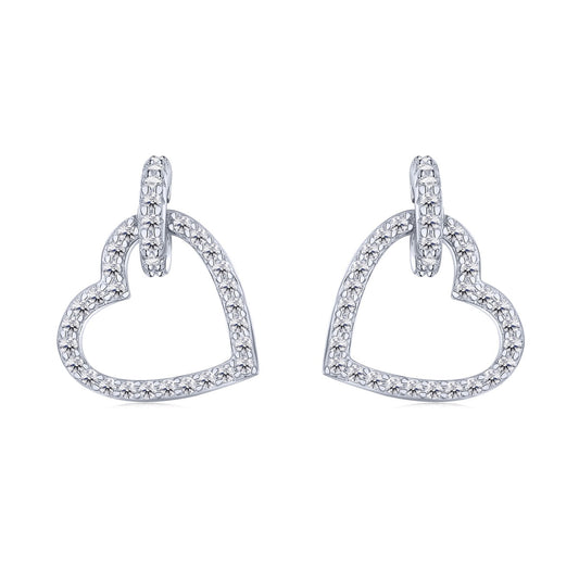 [Love More]Dainty Heart Shape Earrings