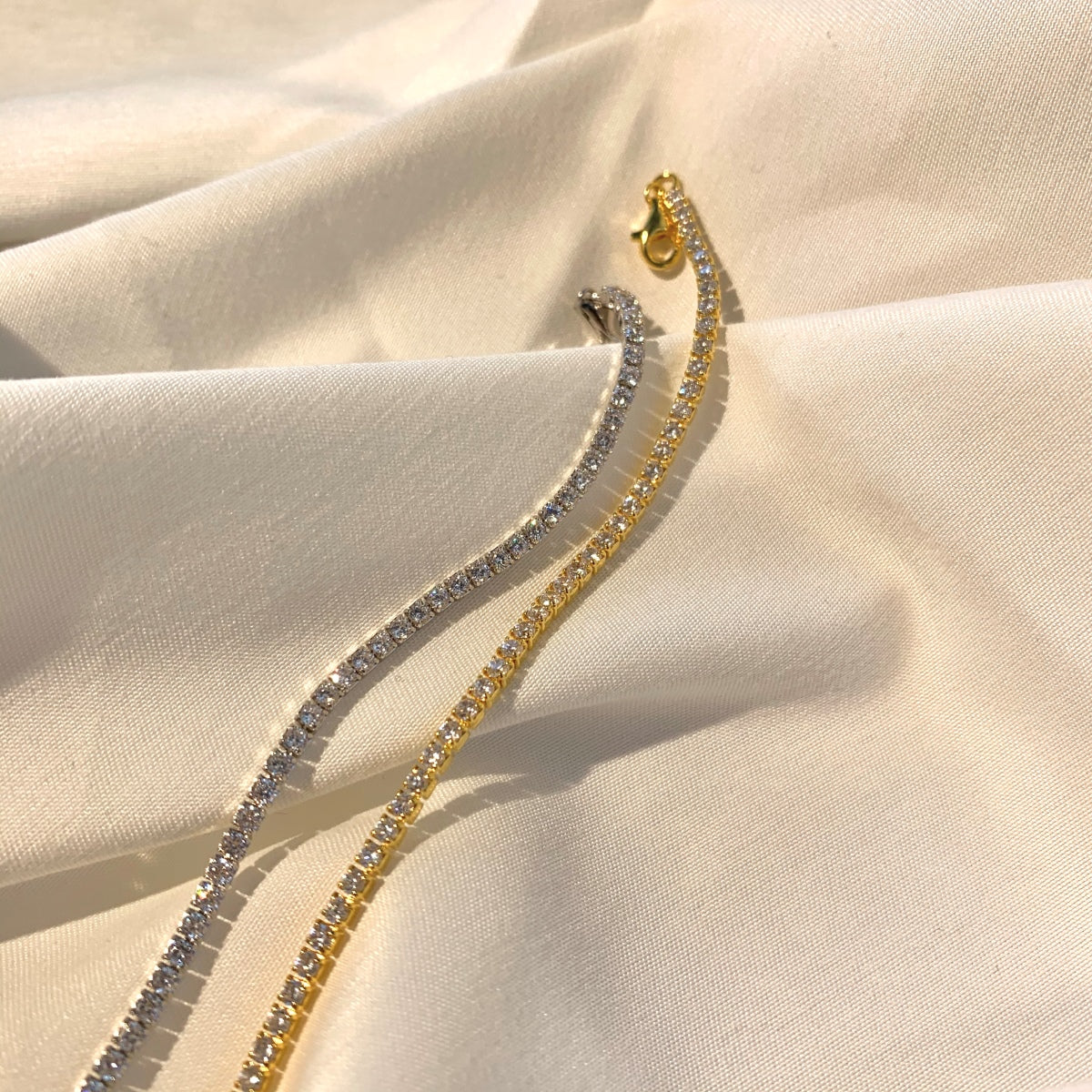 [Love More]Radiant Shinning Princess Cut Tennis Bracelet