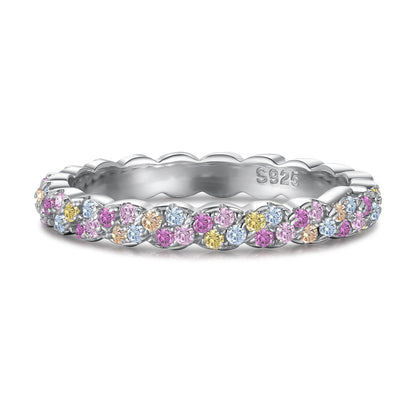 [Love More]Dainty Ebullient Round Cut Daily Ring
