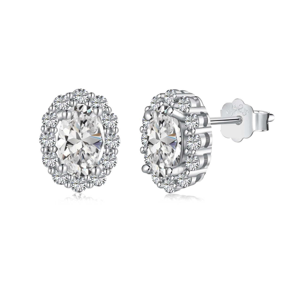 [Love More]Delicate Unique Oval Cut Daily Earrings