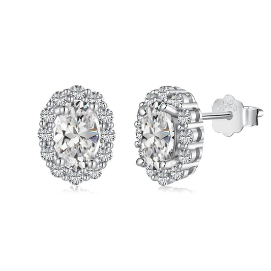 [Love More]Delicate Unique Oval Cut Daily Earrings