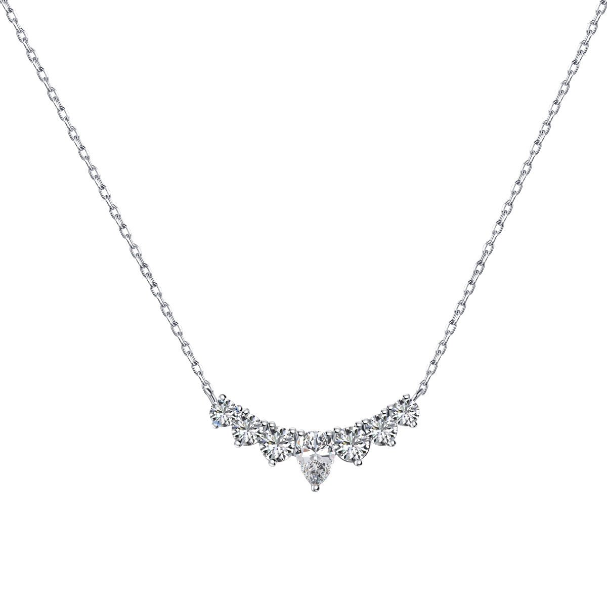 [Love More]Dainty Colorful Heart Necklace