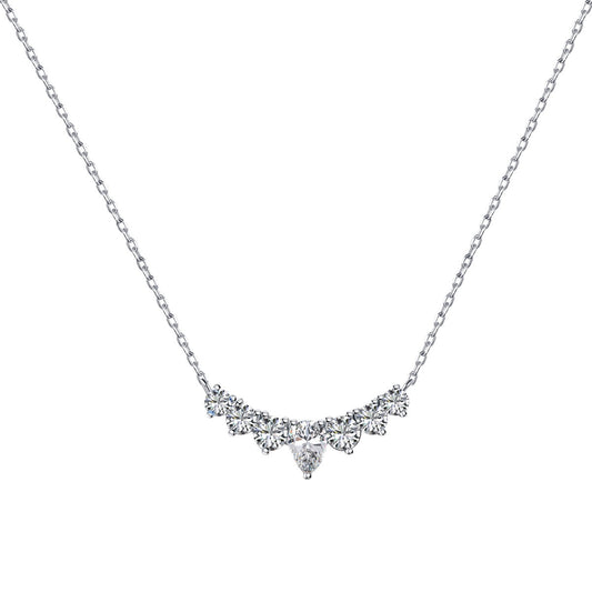 [Love More]Dainty Colorful Heart Necklace