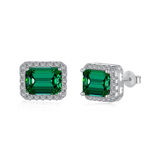 [Love More]Luxurious Dainty Emerald Cut Banquet Earrings