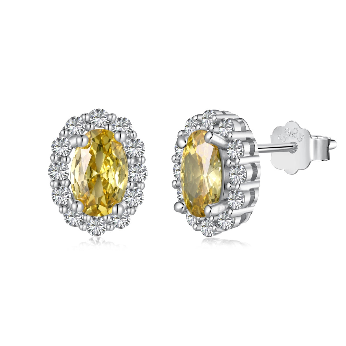 [Love More]Delicate Unique Oval Cut Daily Earrings