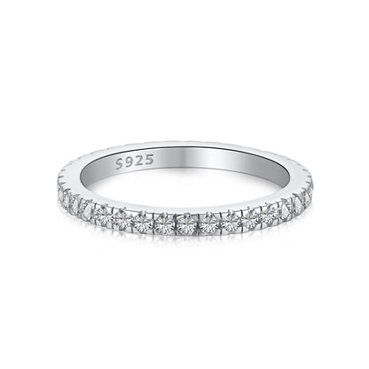 [Love More]Delicate Sparkling Round Cut Daily Ring