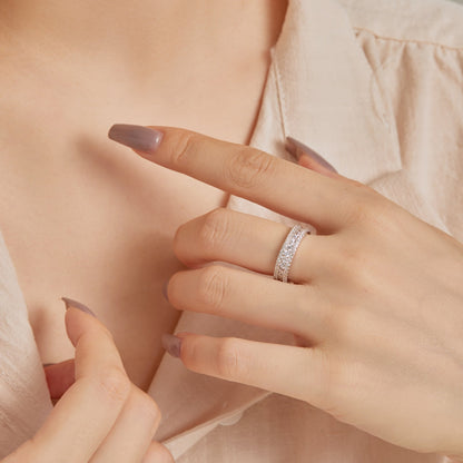 [Love More]Delicate Colorful Round Cut Daily Ring