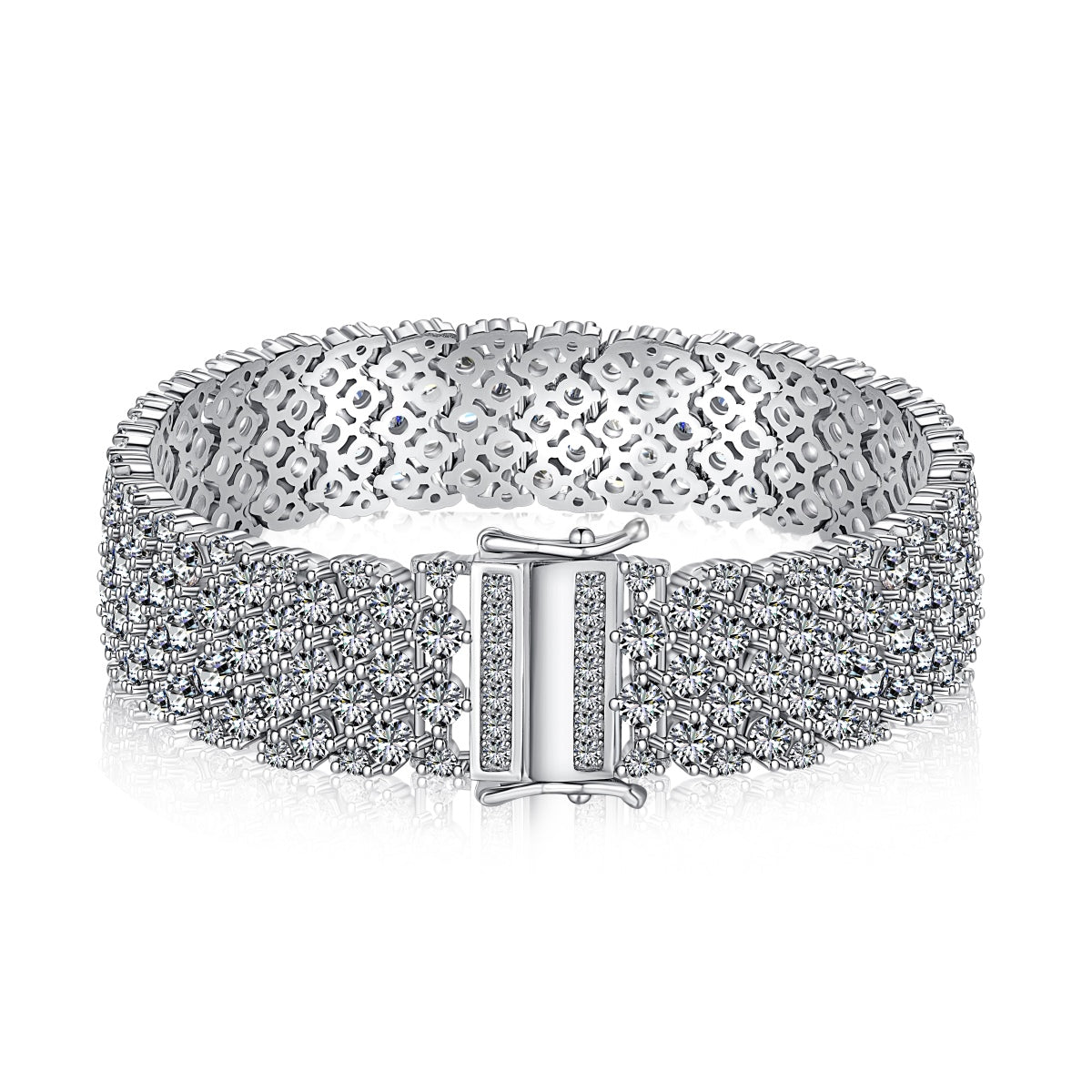[Love More]Ornate Elegant Round Cut Party Bracelet
