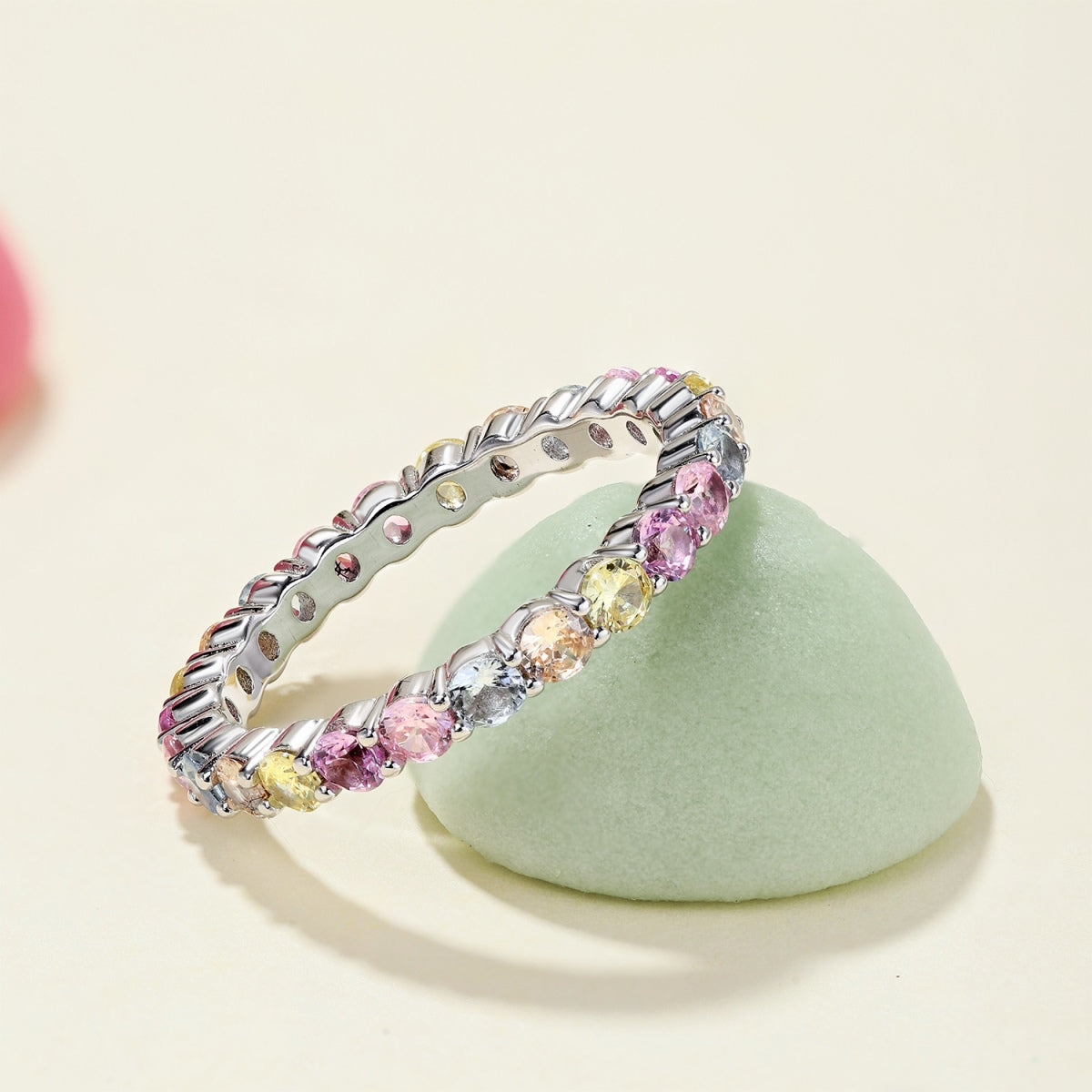 [Love More]Dazzling Resplendent Round Cut Party Ring
