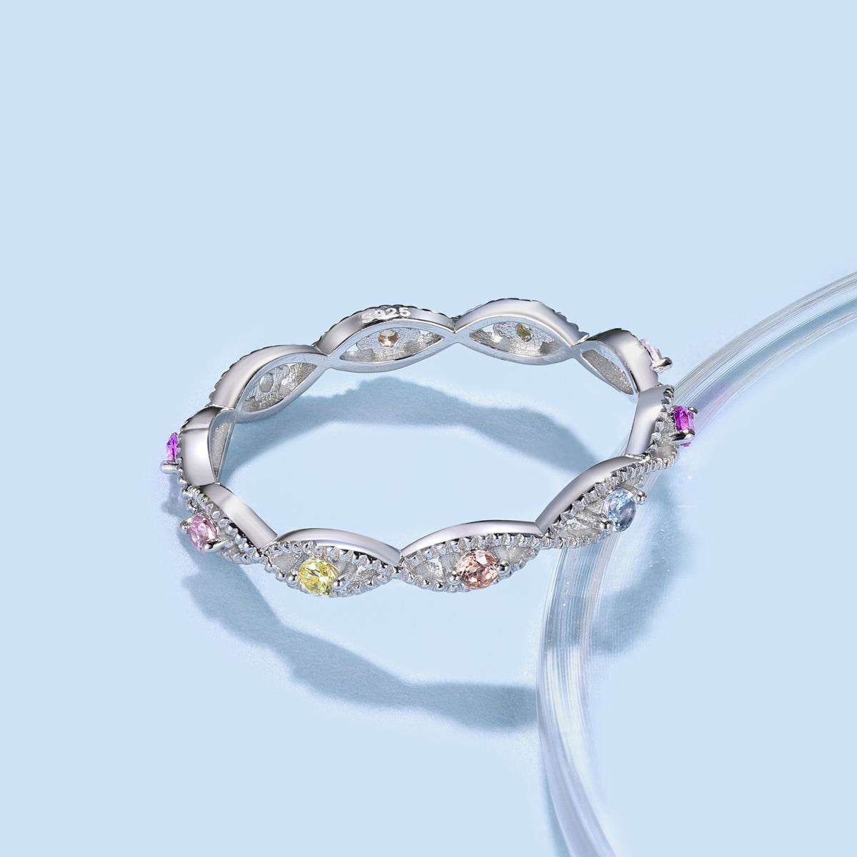 [Love More]Elegant Energetic Round Cut Daily Ring