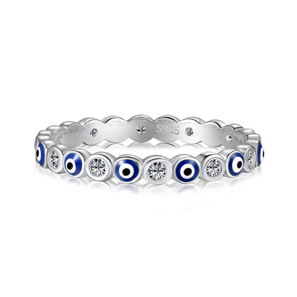 [Love More]Sparkling Vibrant Round Shape Daily Ring