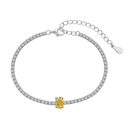 [Love More]0.75 Carat Exquisite Oval Cut Daily Bracelet