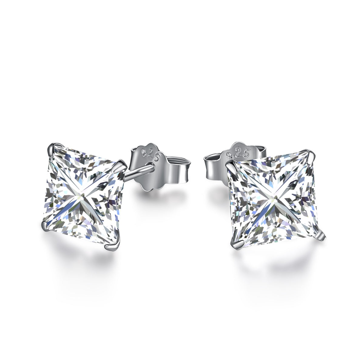 [Love More]Ornate Square Shape Earrings