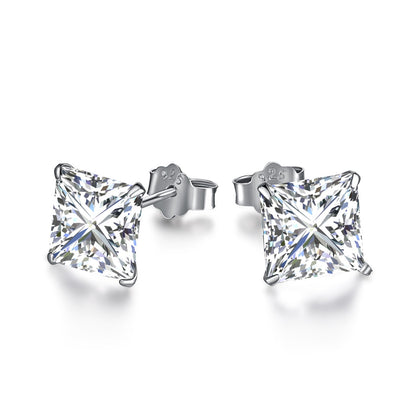 [Love More]Ornate Square Shape Earrings