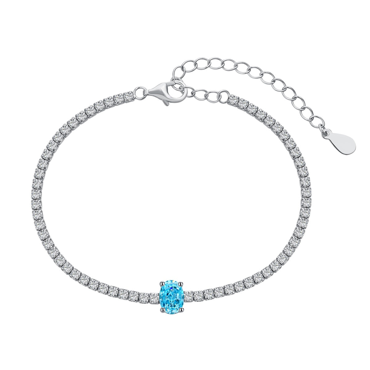 [Love More]0.75 Carat Exquisite Oval Cut Daily Bracelet