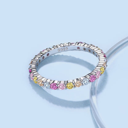 [Love More]Elegant Vivid Round Cut Daily Ring