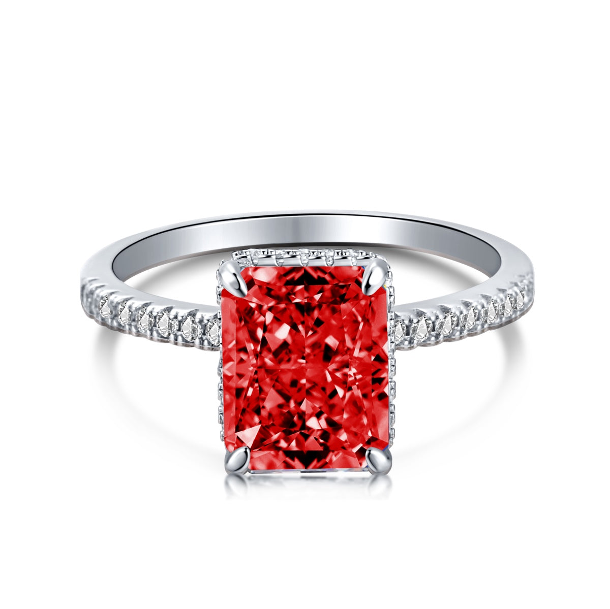 [Love More]4.0 Carat Luxurious Engagement Ring