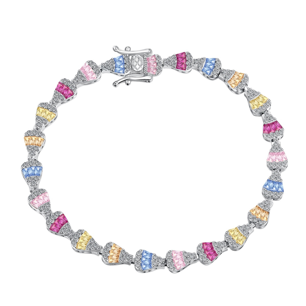 [Love More]Radiant Water Drop Shape Daily Bracelet