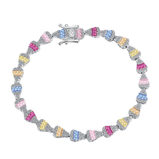 [Love More]Radiant Water Drop Shape Daily Bracelet