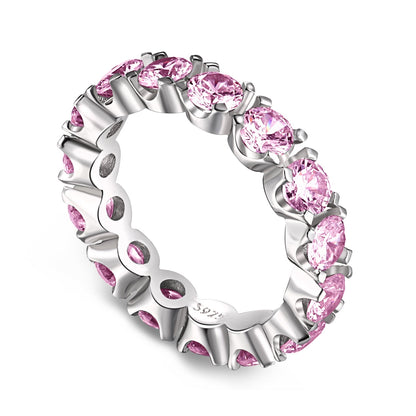 [Love More]Eternity Round Cut Tennis Ring