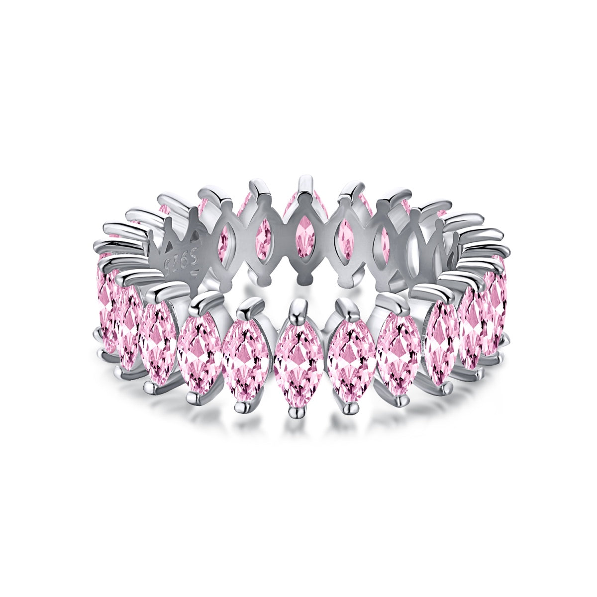[Love More]Gorgeous Marquise Cut Tennis Ring