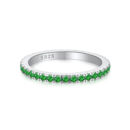 [Love More]Delicate Sparkling Round Cut Daily Ring