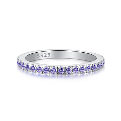 [Love More]Delicate Sparkling Round Cut Daily Ring