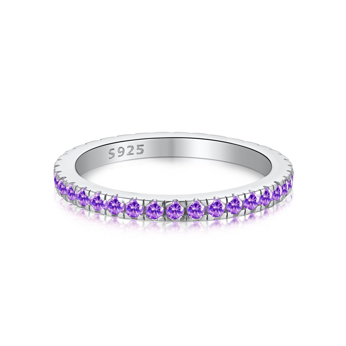 [Love More]Delicate Sparkling Round Cut Daily Ring