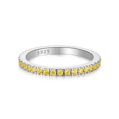 [Love More]Delicate Sparkling Round Cut Daily Ring