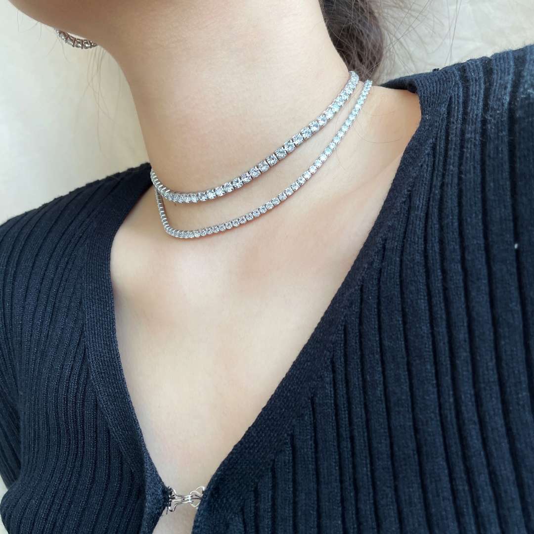 [Love More]Elegant Tennis Chain Necklace