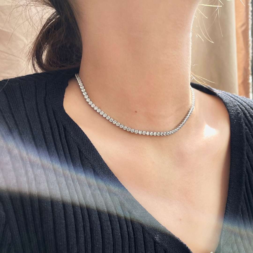 [Love More]Elegant Tennis Chain Necklace