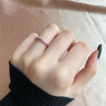 [Love More]Delicate Sparkling Round Cut Daily Ring