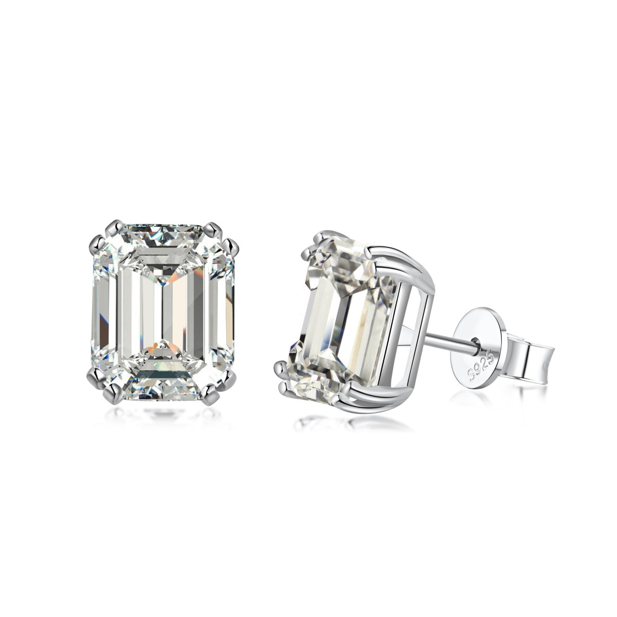 [Love More]Dazzling Square Shape Earrings