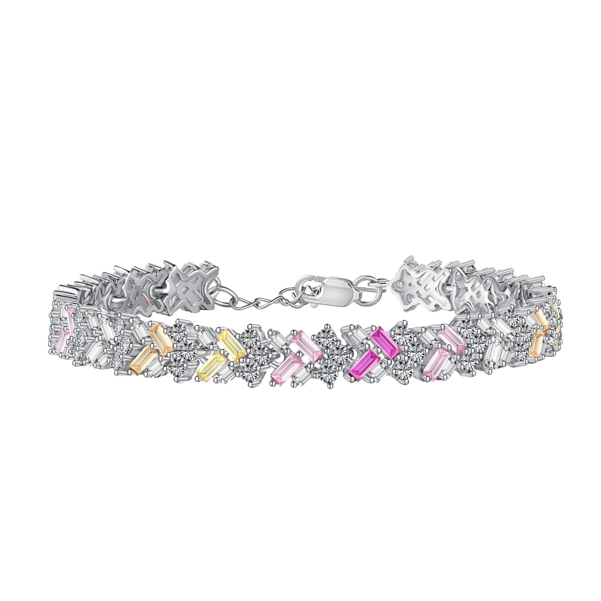 [Love More]Dazzling Unique Multi Shape Daily Bracelet