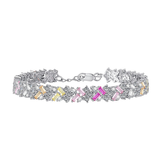 [Love More]Dazzling Unique Multi Shape Daily Bracelet