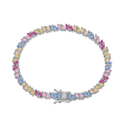 [Love More]Ornate Sparkling Multi Cut Party Bracelet