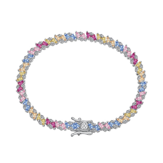 [Love More]Ornate Sparkling Multi Cut Party Bracelet