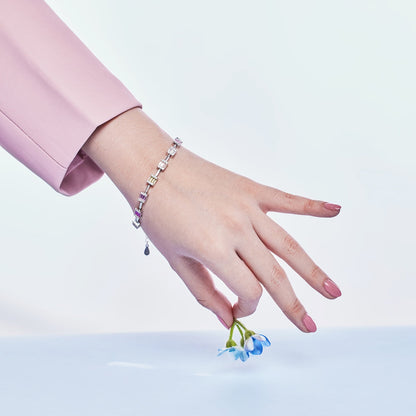 [Love More]Dainty Charming Emerald Cut Daily Bracelet