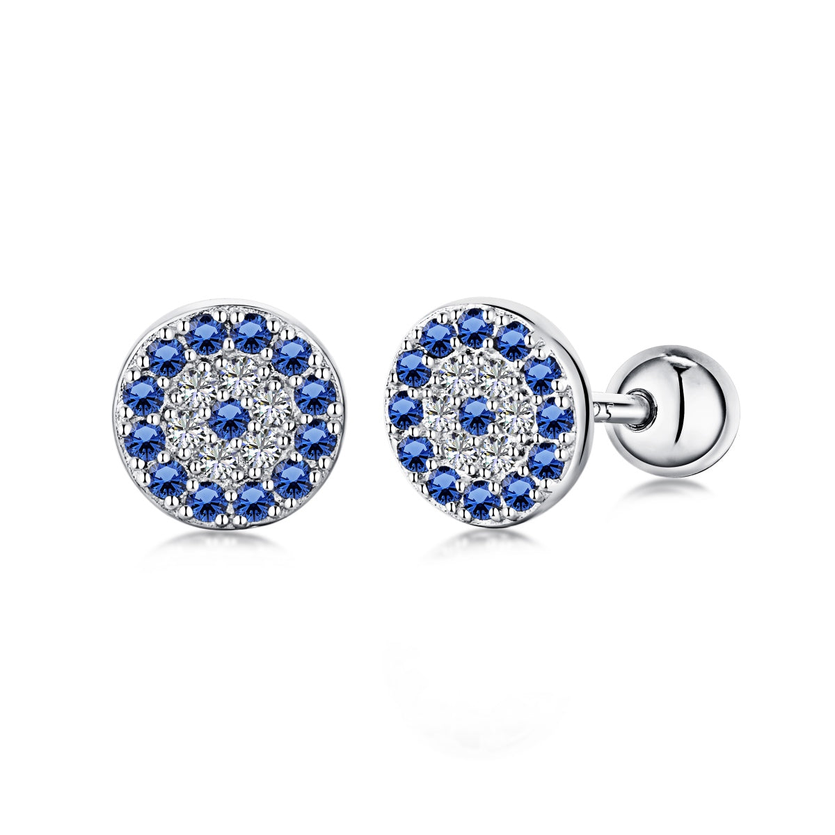 [Love More]Devil's Eye Ear Bone Nail Earrings
