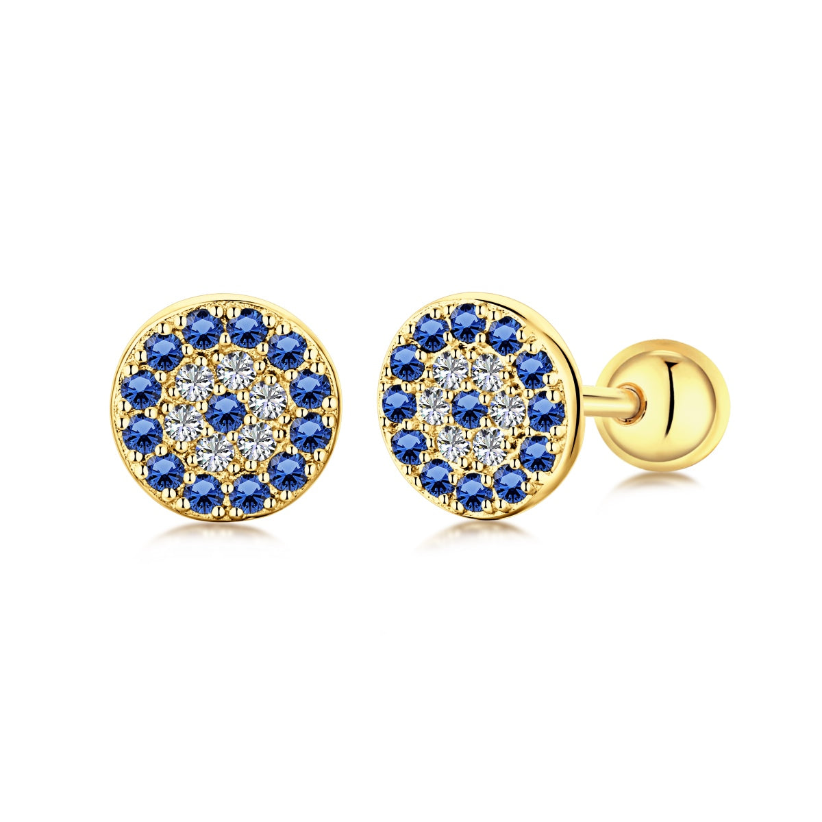 [Love More]Devil's Eye Ear Bone Nail Earrings