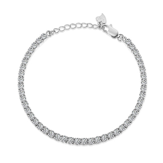 [Love More]Sparkling Round Cut Daily Bracelet