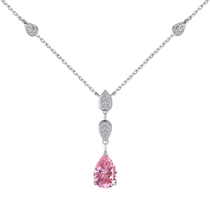 [Love More]Dazzling Pear Cut Necklace