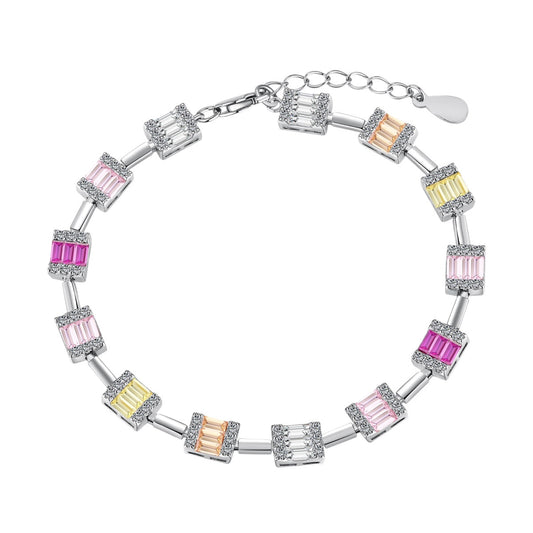 [Love More]Dainty Charming Emerald Cut Daily Bracelet