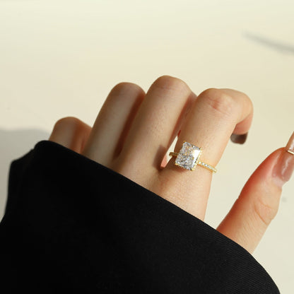 [Love More]4.0 Carat Luxurious Engagement Ring